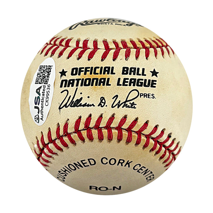 Darryl Strawberry New York Mets Autographed ONL Baseball JSA COA