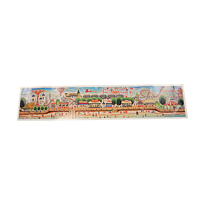 Tim Zeltner Coney Island MTA Print 9.5x44