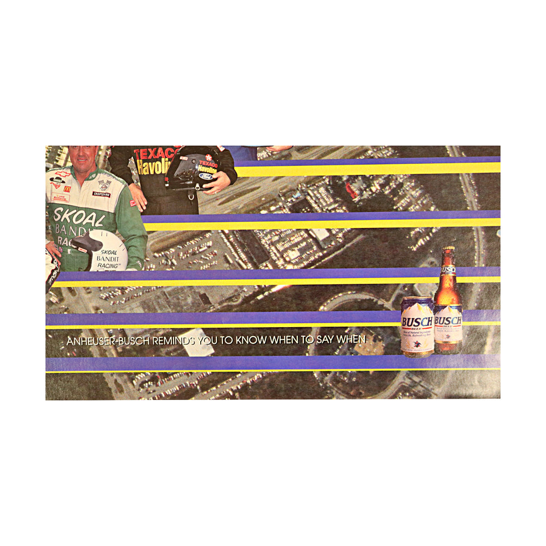 Febuary 13th 1994 16th Annual Busch Clash 14x36 Poster