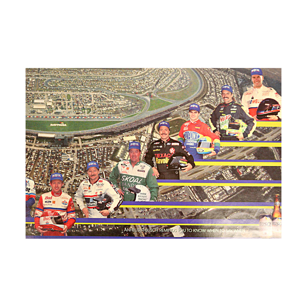 Febuary 13th 1994 16th Annual Busch Clash 14x36 Poster