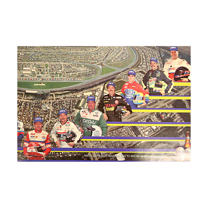 Febuary 13th 1994 16th Annual Busch Clash 14x36 Poster