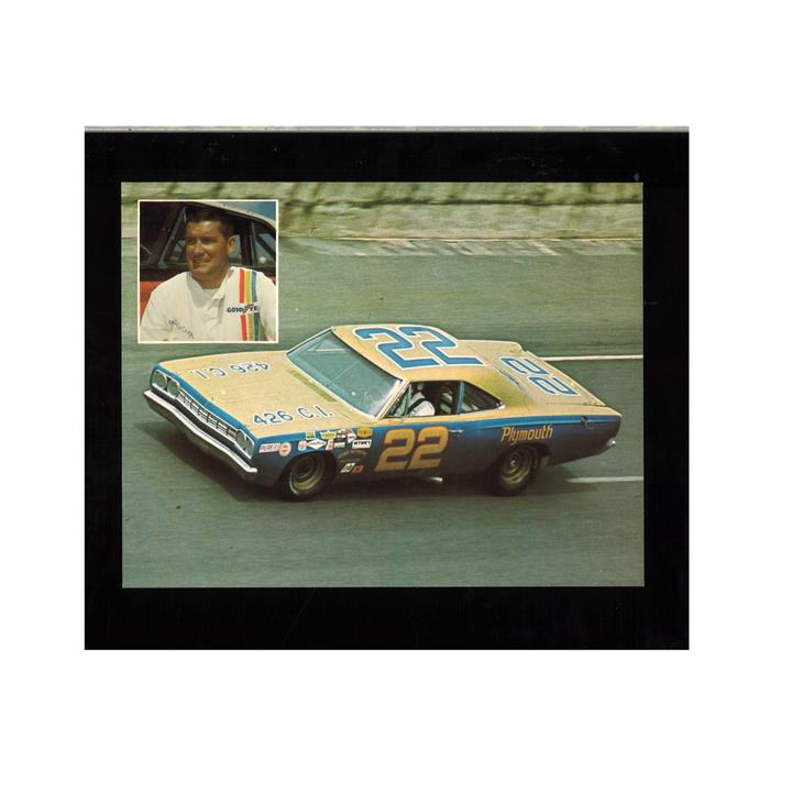 Darel E Dieringer Nascar Plymouth 1973 5x7 Postcard