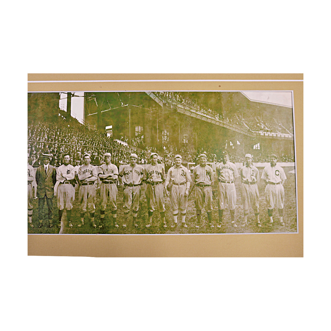 1911 Addie Joss Beenfit Game Panoramic Team Photo 7x38