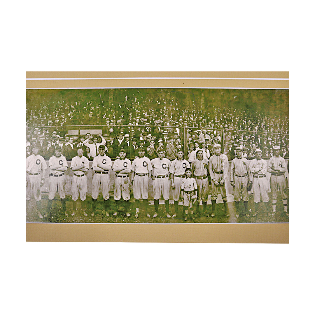 1911 Addie Joss Beenfit Game Panoramic Team Photo 7x38