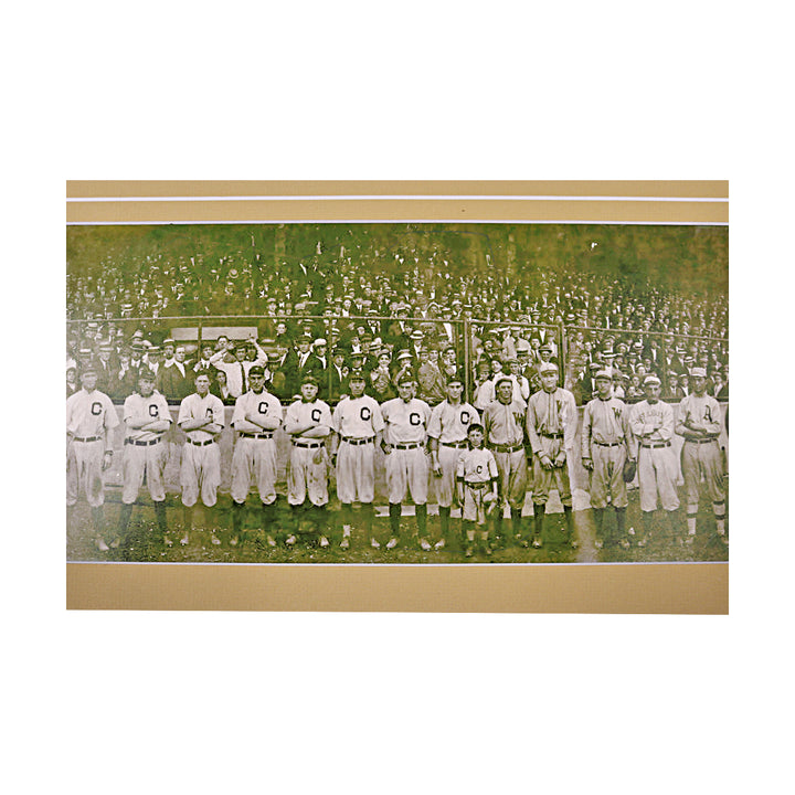 1911 Addie Joss Beenfit Game Panoramic Team Photo 7x38