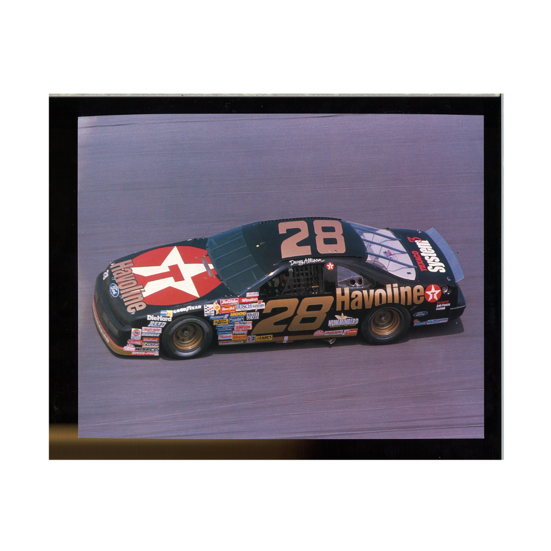 Davey Allison 1990 Tom Andrews Photo #12 8x10 Photo