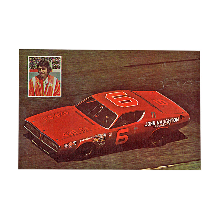 Dick Brooks John Naughton Nascar Insurance 6 5x7 Postcard