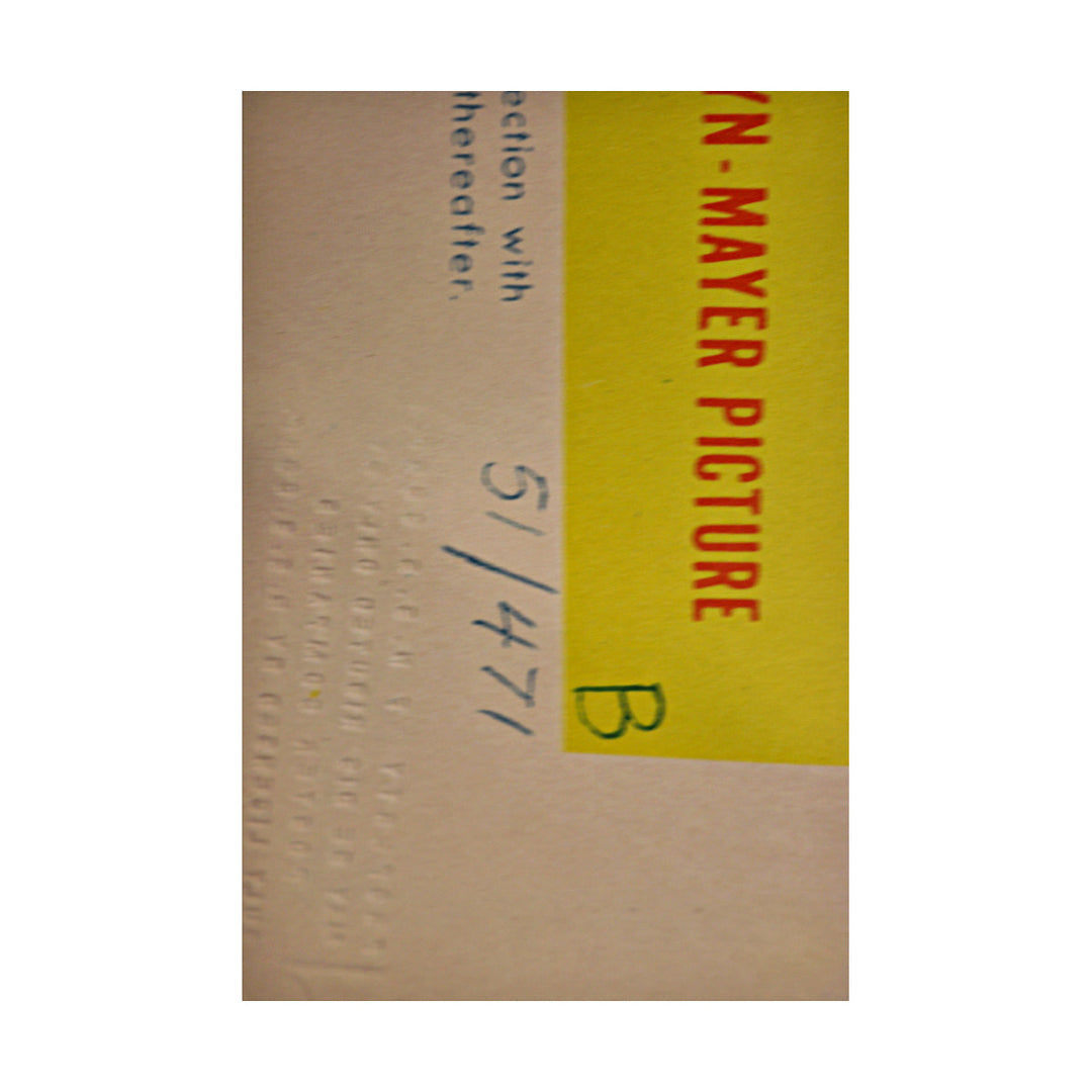 Angels in the Outfield Paul Douglas and Janet Leigh 1951 Orange 14x36