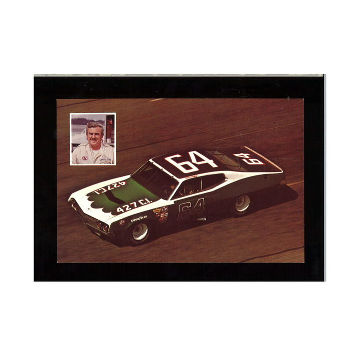 Elmo Langley Nascar 1973 5x7 Post Card