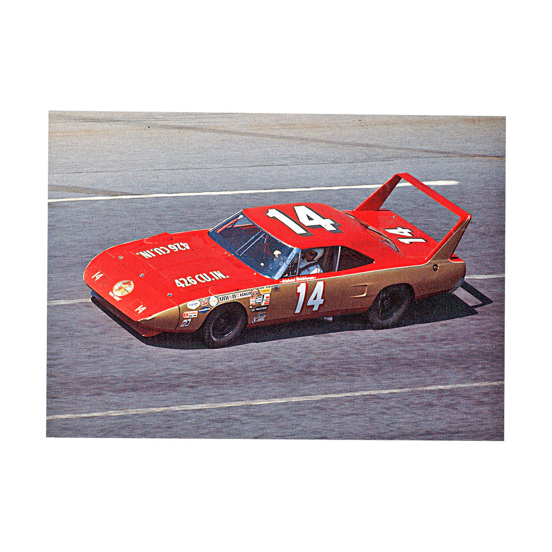 Richard Brickhouse Nascar Red Dodge 5x7 Postcard