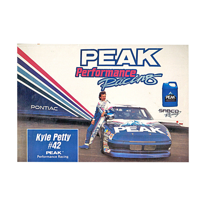 Kyle Petty Nascar 6x9 Peak Performance Hero Card 