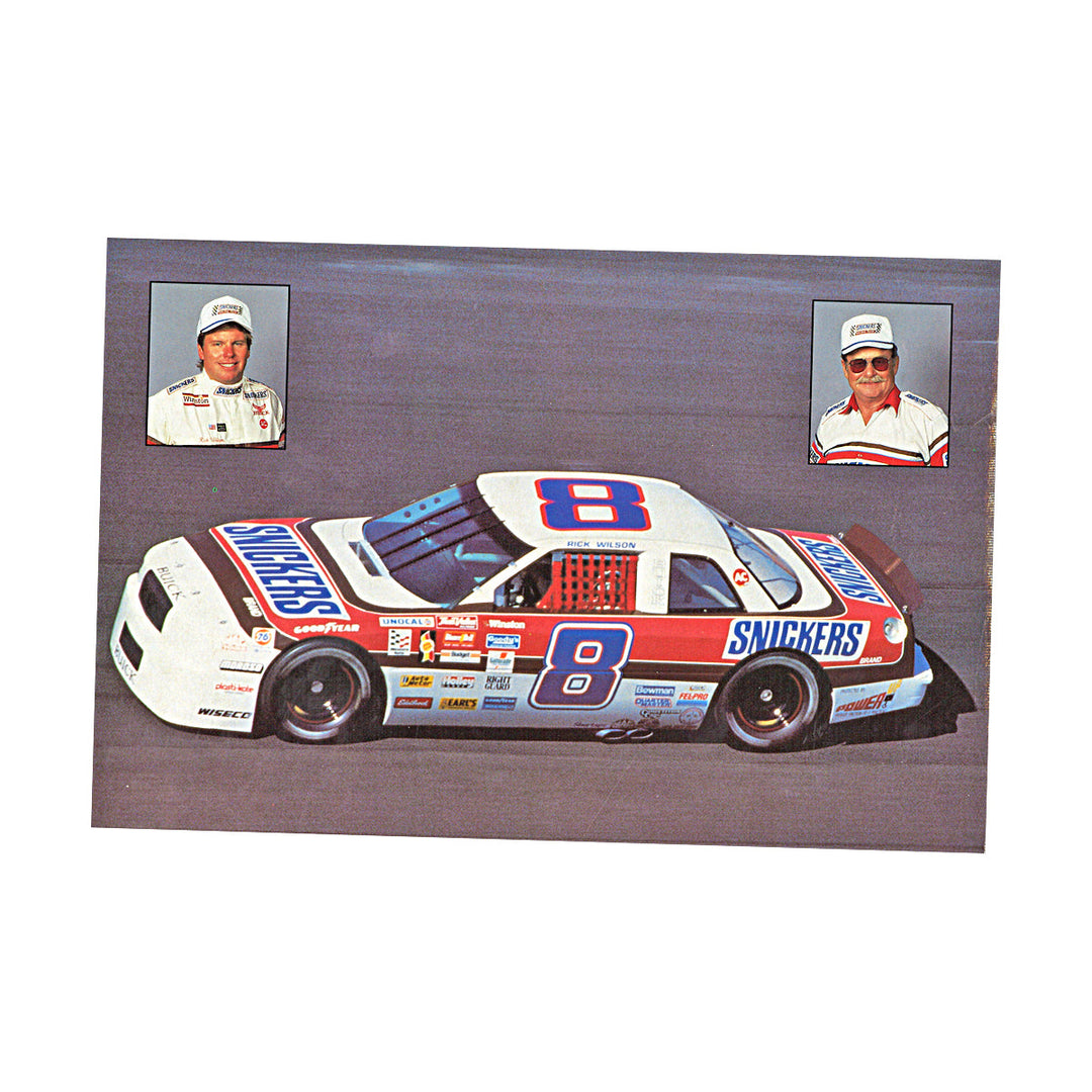 Rick Wilson Nascar Snickers 6x9 Postcard