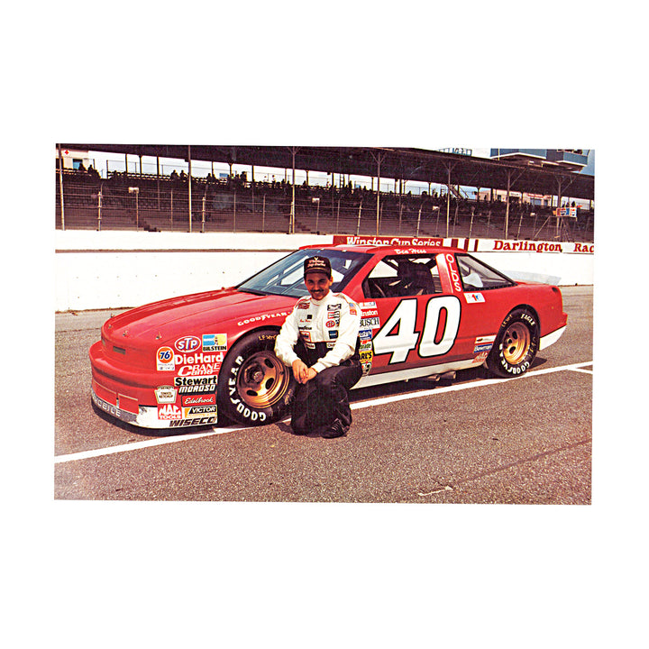 Ben Hess Nascar Red 40 6x9 Postcard