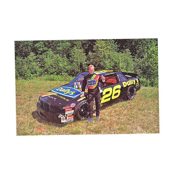 Davey Johnson Nascar Dailys Natural Fruit Juice 6x9 Postcard