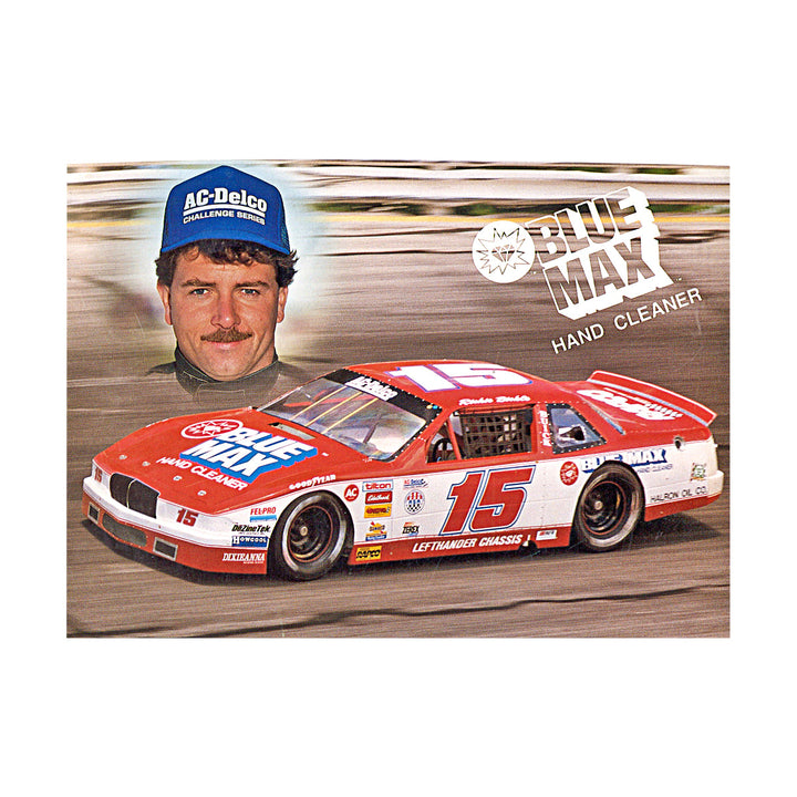Richie Bickle Jr Nascar Blue Max Hand Cleaner 5x7 Driver Card