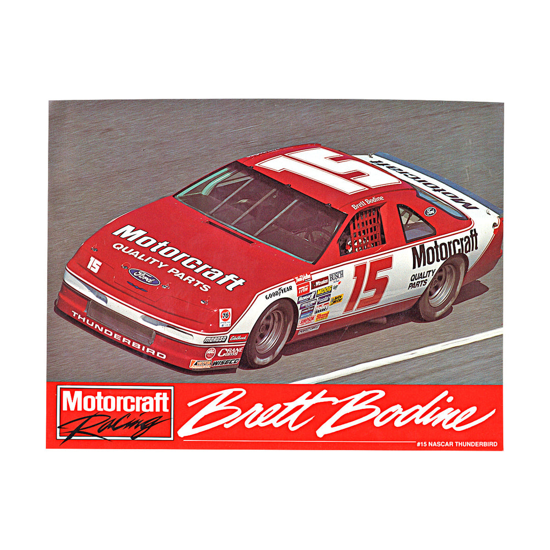 Brett Bodine Nascar Motorcraft Quality Parts 8x10 Driver Card