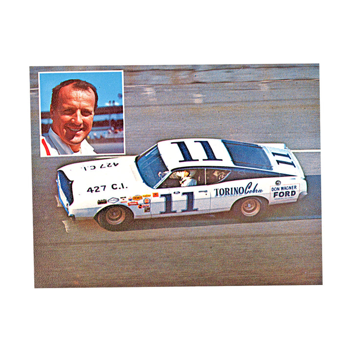 AJ Foyt Nascar Torino Cobra #11 5x7 Postcard