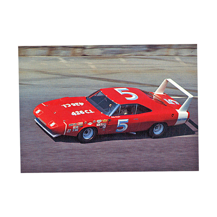 Buddy Arrington Nascar Red Dodge 5 5x7 Postcard