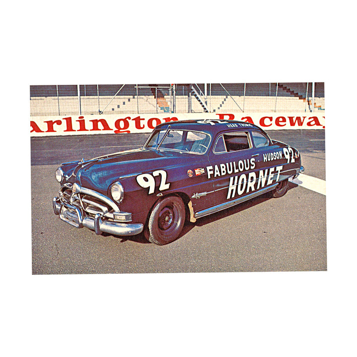 The Fabulous Hudson Hornet Nascar 4x6 Postcard