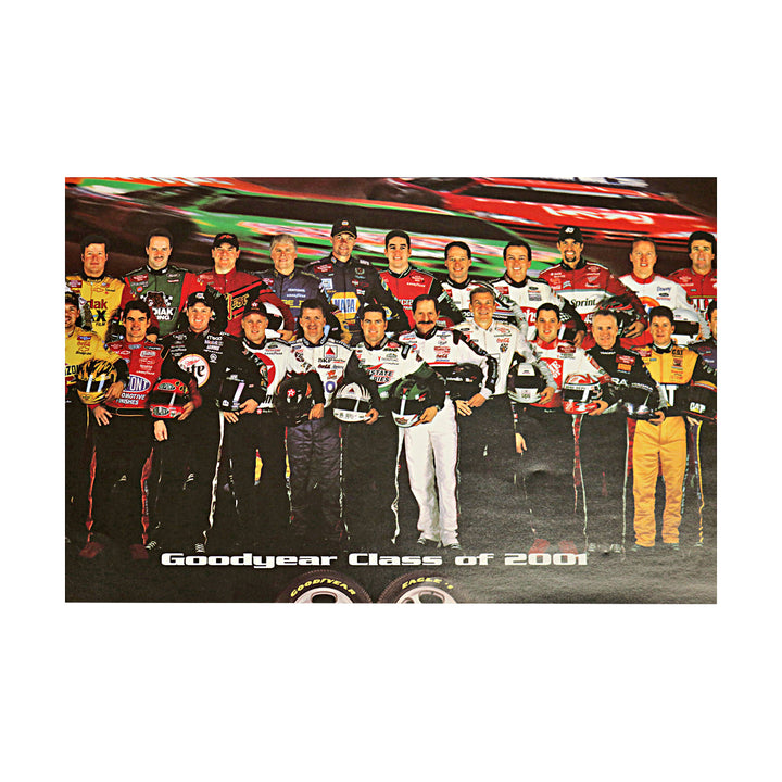 Good Year Class of 2001 Nascar 11x33.5 Poster