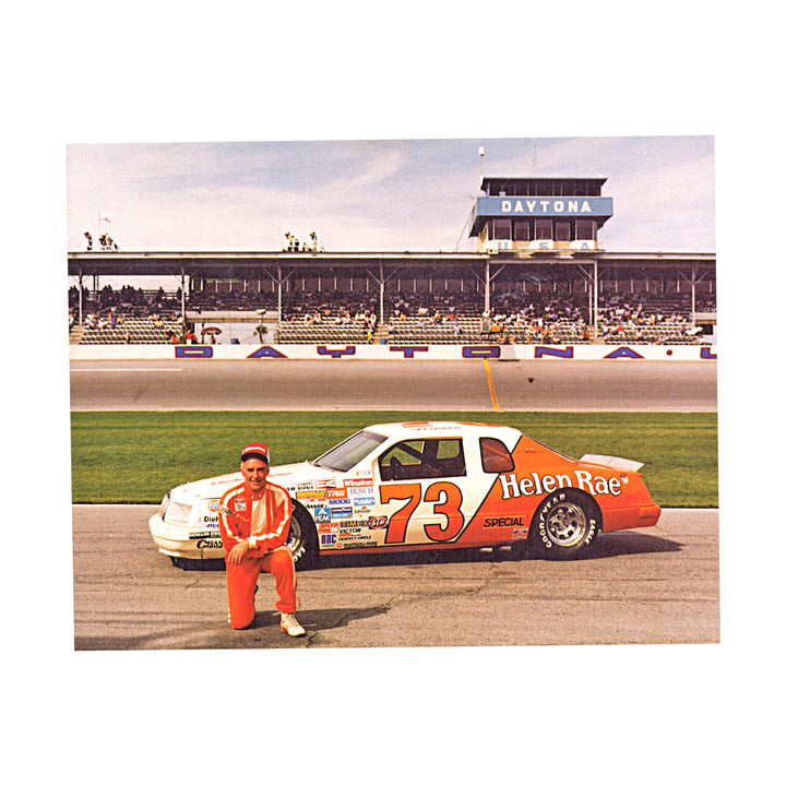 Phil Barkdoll Helen Rae 5x7 Nascar Postcard