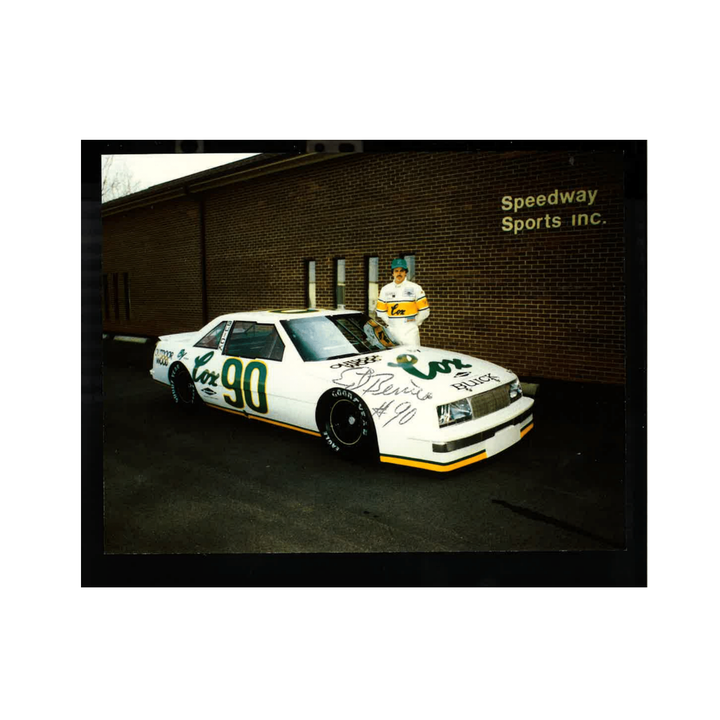 Ed Berrier Nascar Autographed Signed Cox Racing 5x7 Driver Card