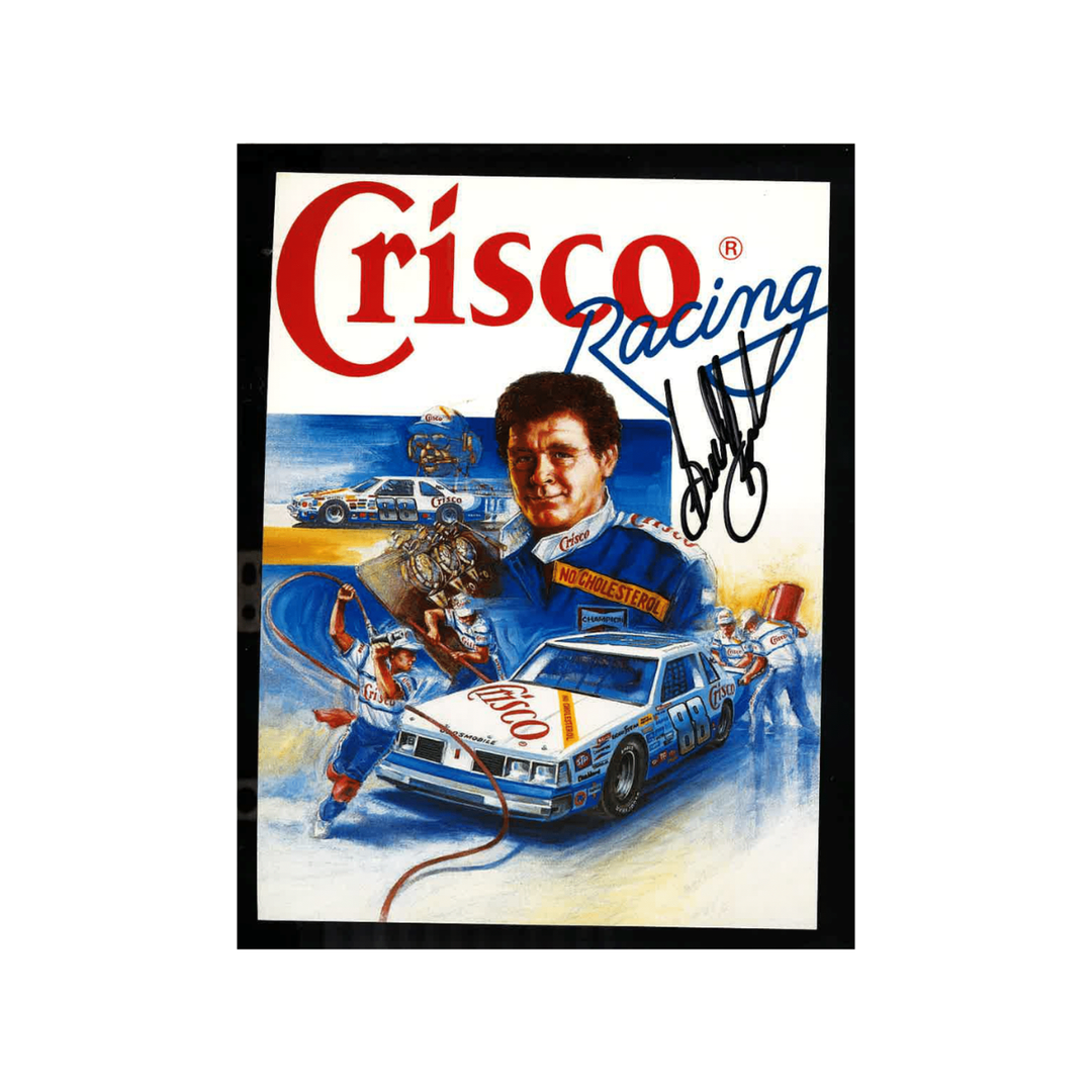 Buddy Baker Nascar Autographed Signed Cisco Racing 5x7 Postcard