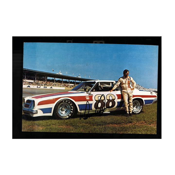 Donnie Allison Nascar Autographed Signed #88 Car Goodyear on Tires Postcard