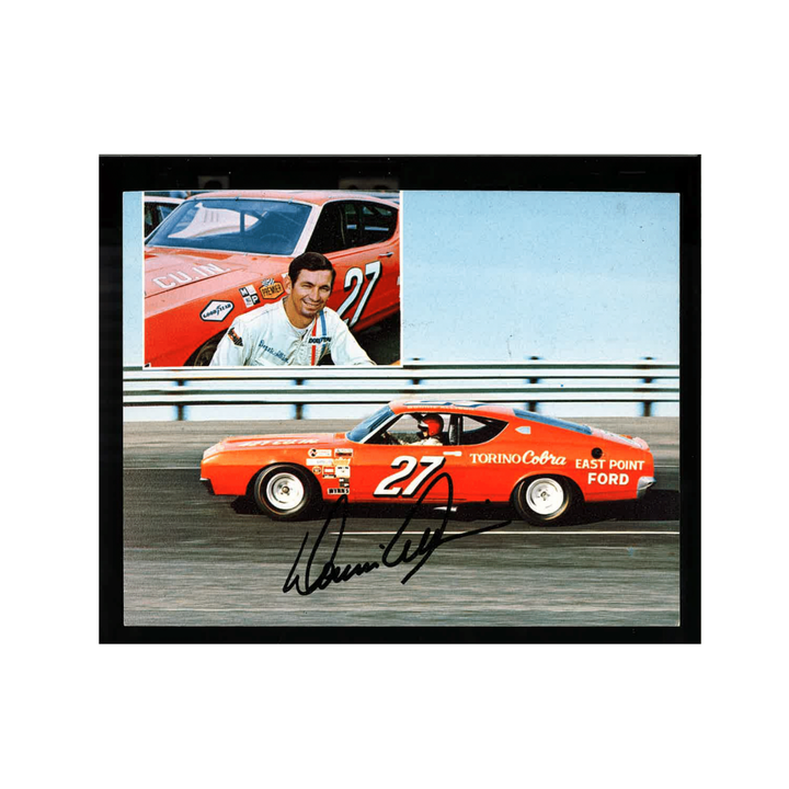 Donnie Allison Nascar Autographed Signed Torino Cobra #27 Car Postcard