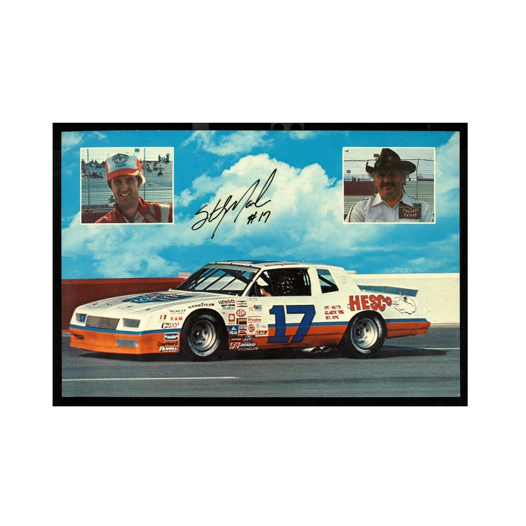 Sterling Marlin Nascar Autographed Signed HESC 17 6x9 Postcard