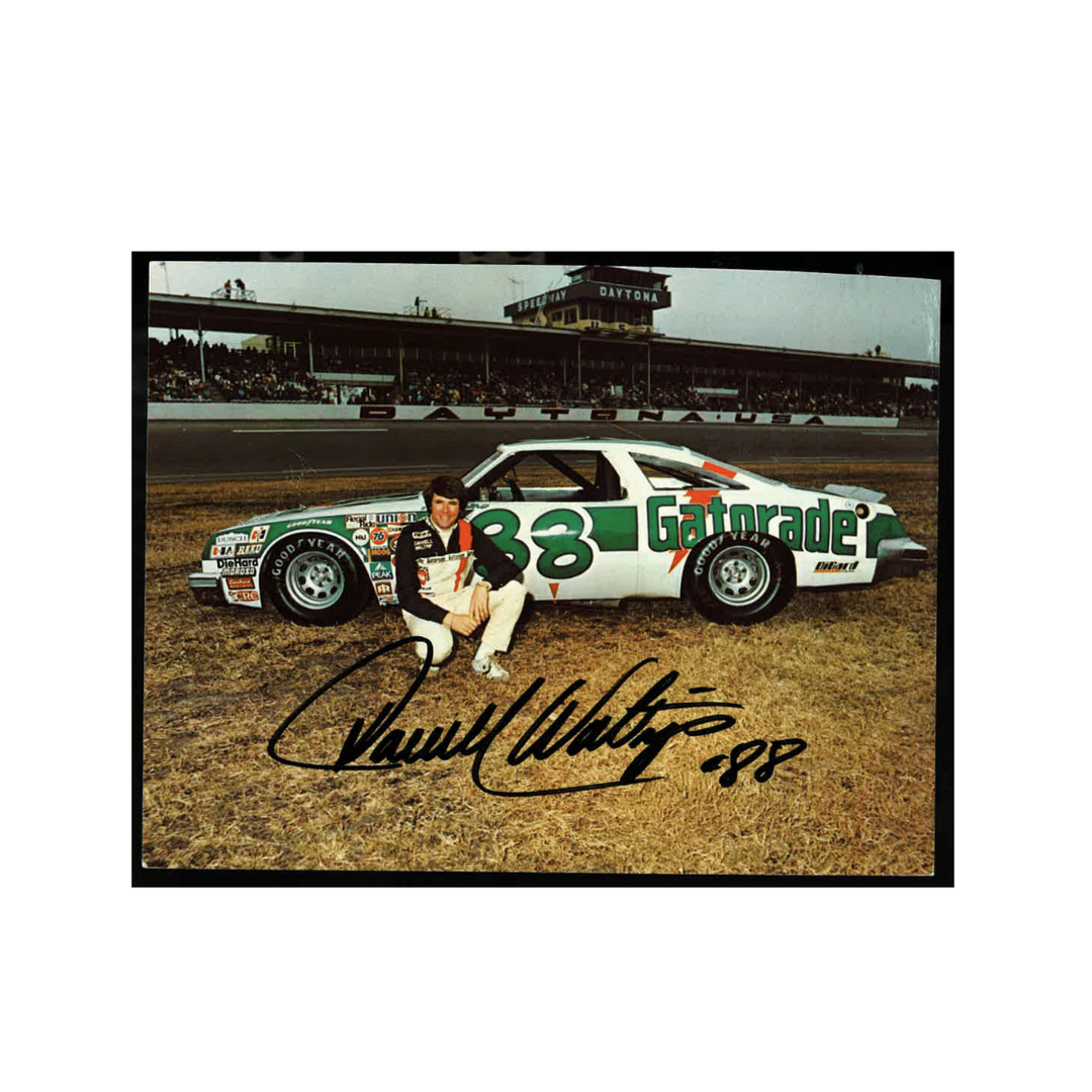 Darrel Waltrip Nascar Autographed Signed #88 Car Gatorade Postcard