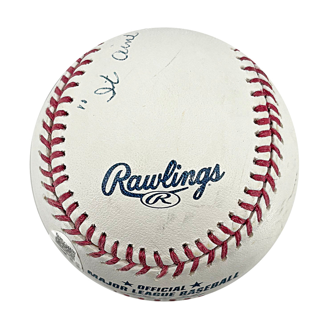 Yogi Berra New York Yankees Autographed Inscribed OMLB Baseball JSA COA