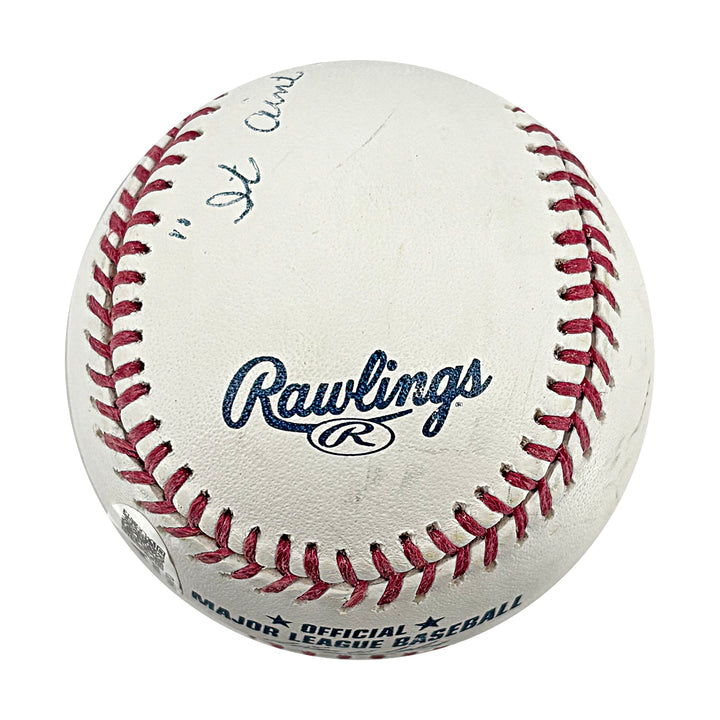 Yogi Berra New York Yankees Autographed Inscribed OMLB Baseball JSA COA