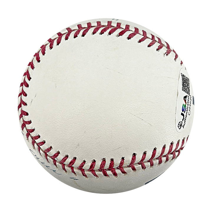 Yogi Berra New York Yankees Autographed Inscribed OMLB Baseball JSA COA