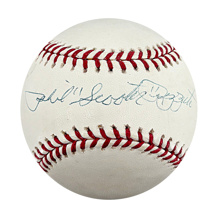 Phil Rizzuto New York Yankees Autographed Inscribed OMLB Baseball JSA COA