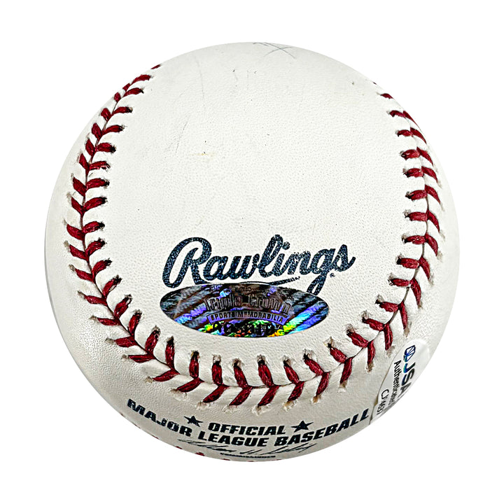 Phil Rizzuto New York Yankees Autographed Inscribed OMLB Baseball JSA COA