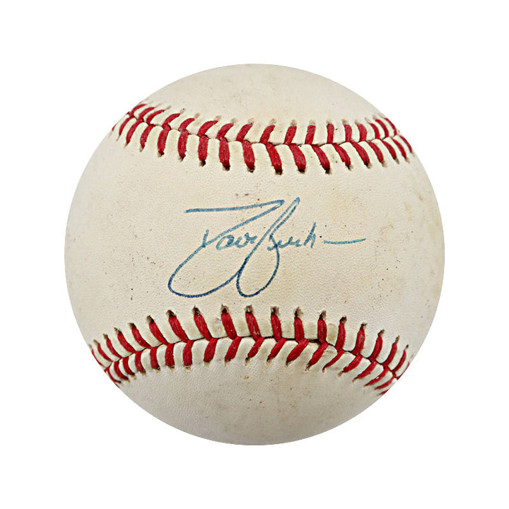 David Justice Braves Yankees Autographed Signed William White ONL Baseball (JSA COA)