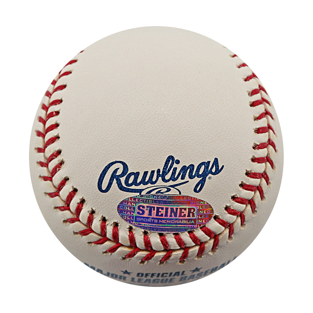 Ron Darling New York Mets Autographed Signed ROMLB Baseball (Steiner COA)