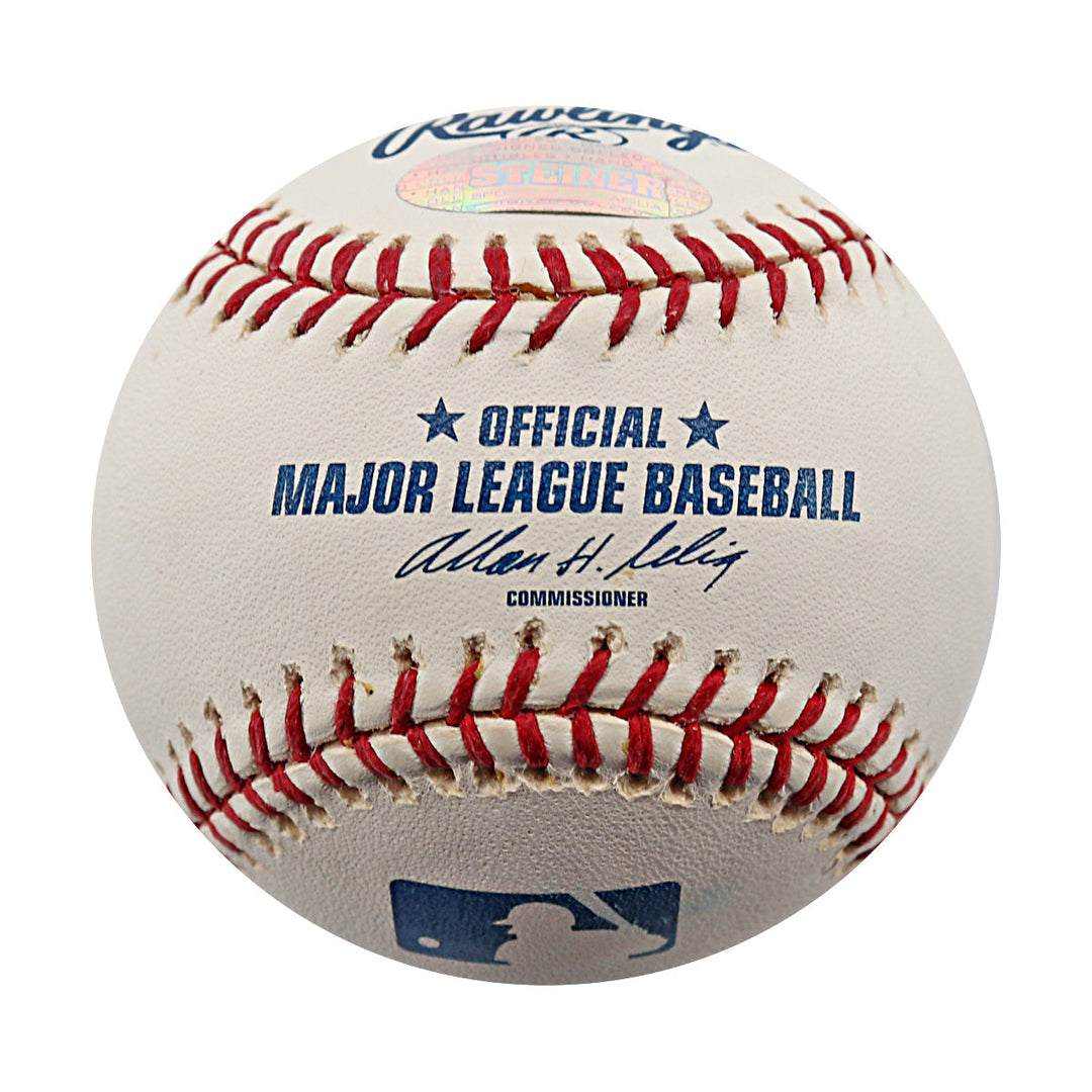 Cliff Floyd New York Mets Autographed Signed ROMLB Baseball (Steiner COA)