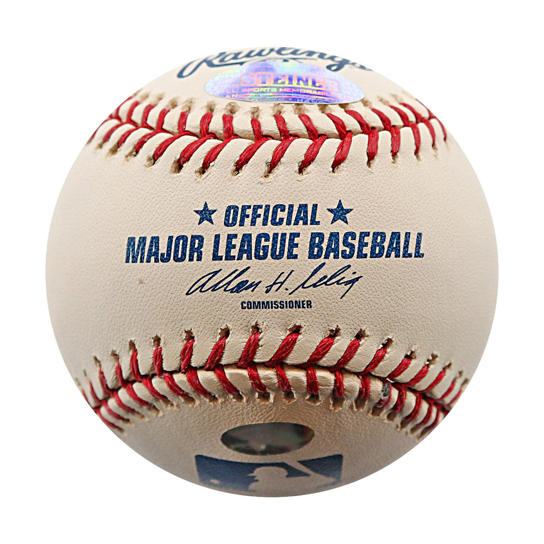 Lastings Milledge New York Yankees Autographed Signed ROMLB Baseball (Steiner COA)