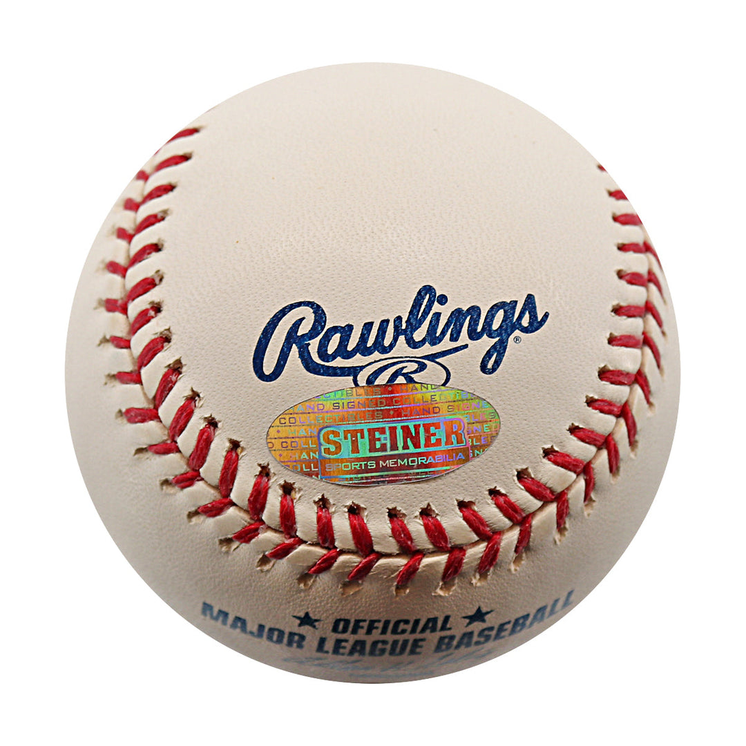 Lastings Milledge New York Yankees Autographed Signed ROMLB Baseball (Steiner COA)