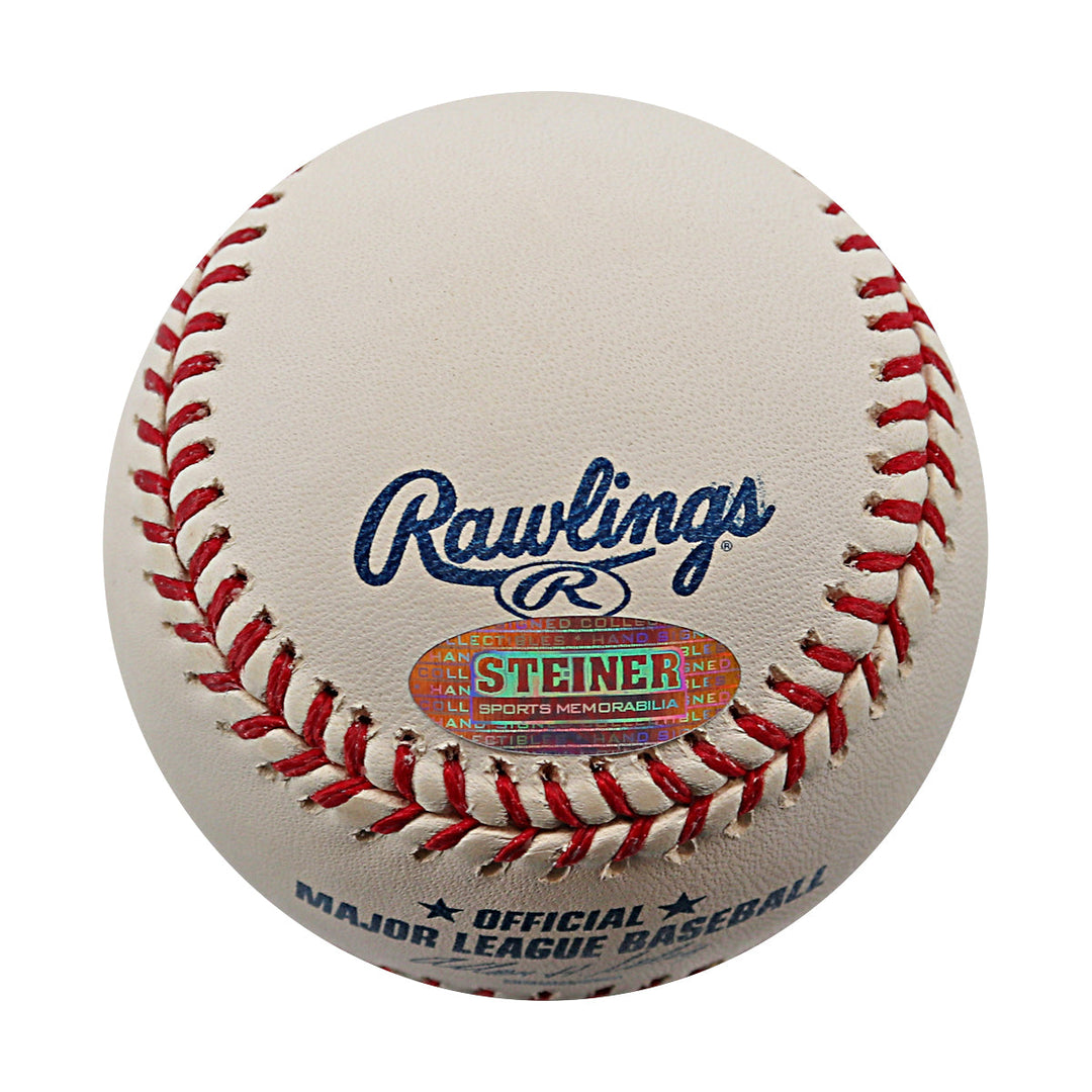 Paul LoDuca Dodgers Mets Autographed Signed ROMLB Baseball (Steiner COA)
