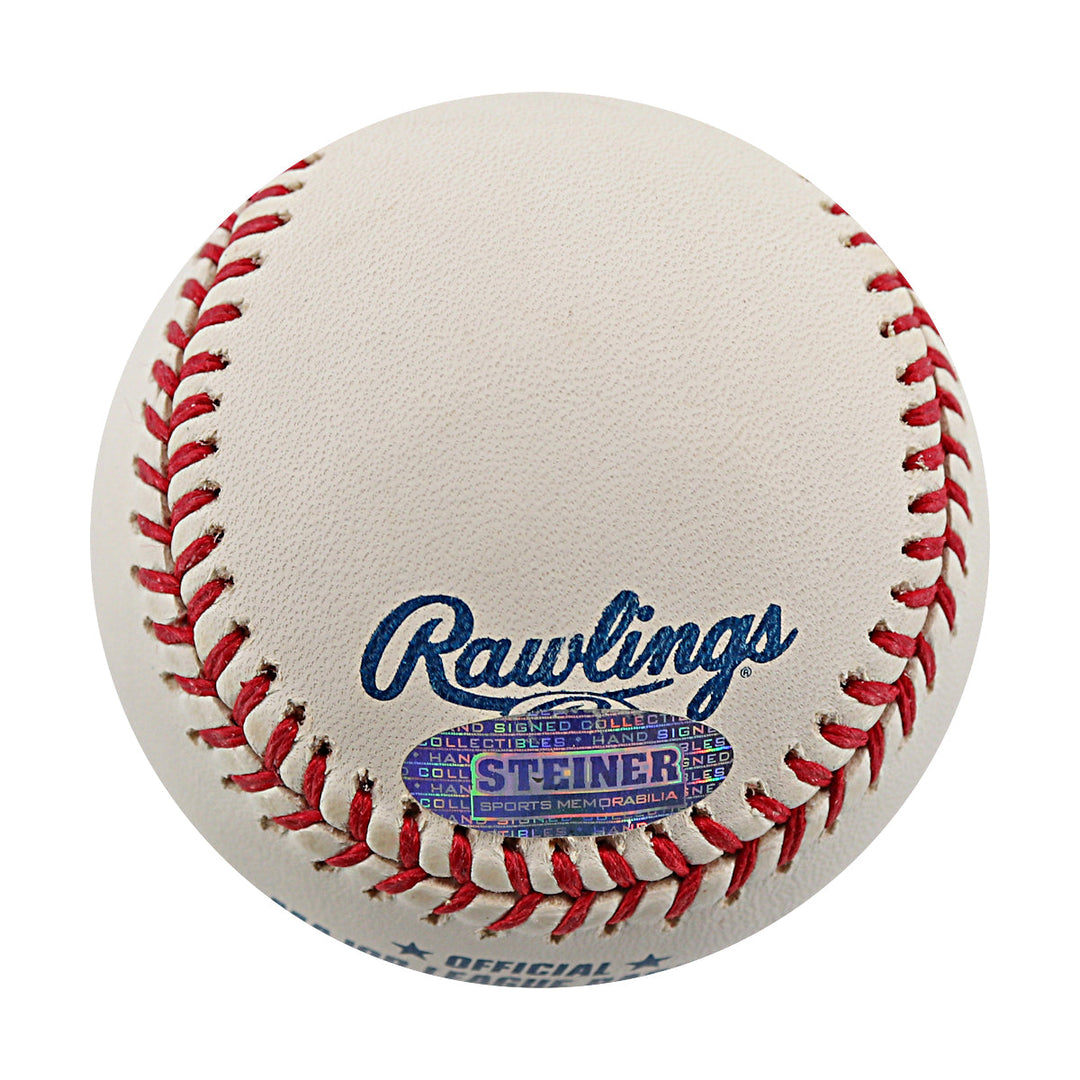 Aaron Heilman New York Mets Autographed Signed ROMLB Baseball (Steiner COA)