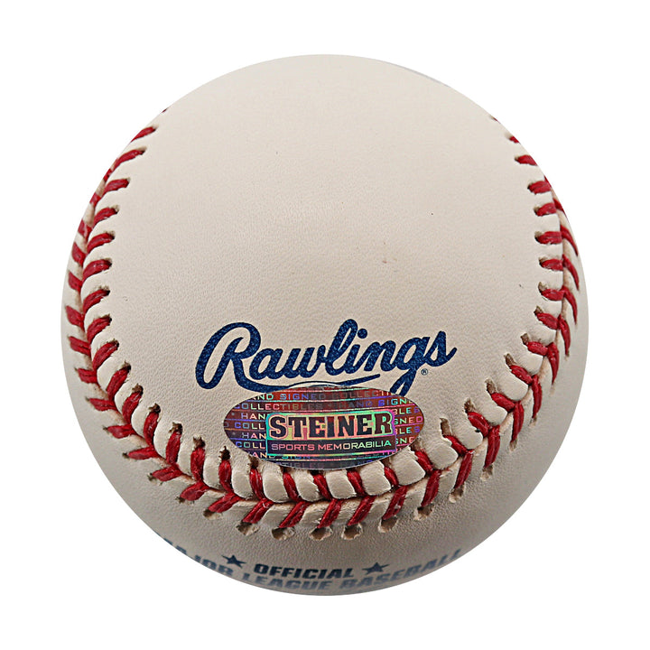 Jose Reyes New York Mets Autographed Signed ROMLB Baseball (Steiner COA)