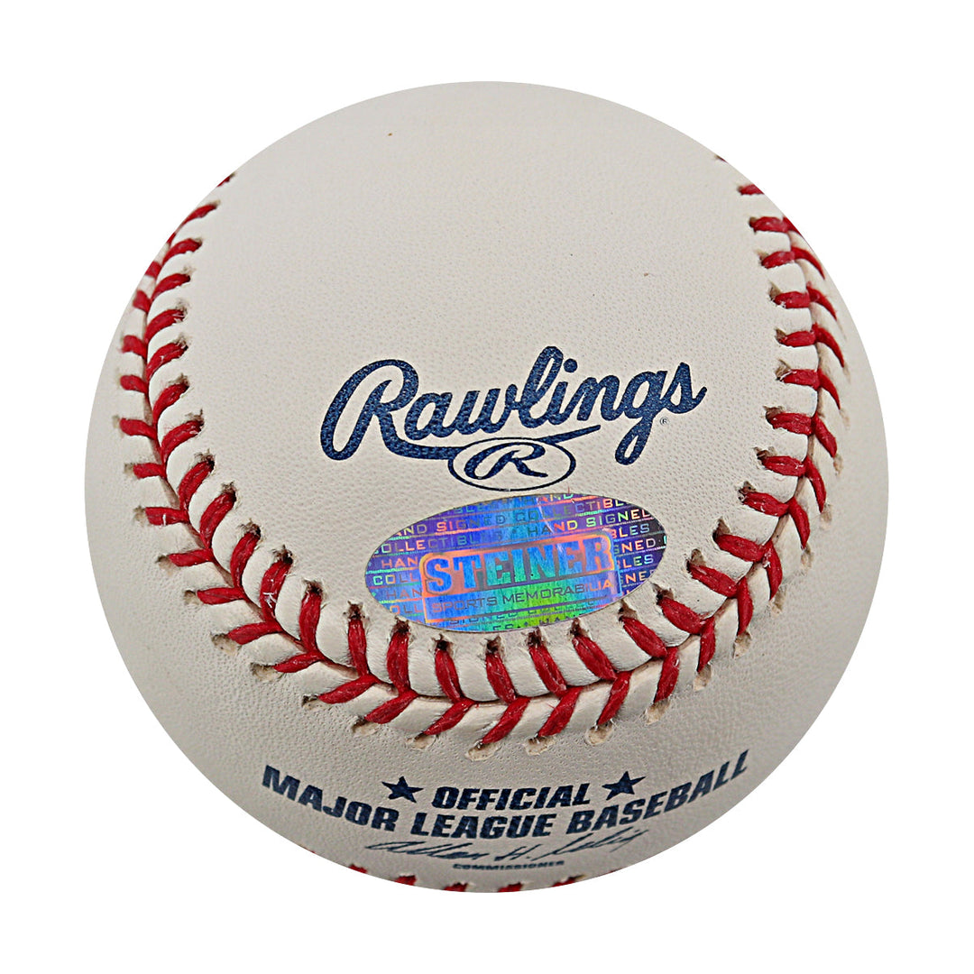 Paul LoDuca Dodgers Mets Autographed Signed ROMLB Baseball (Steiner COA)