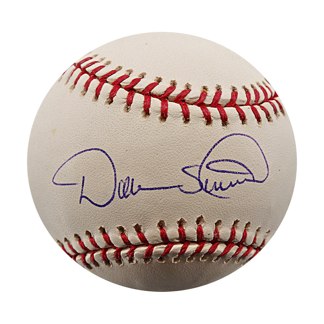 Duaner Sanchez Dodgers Mets Autographed Signed ROMLB Baseball (Steiner COA)