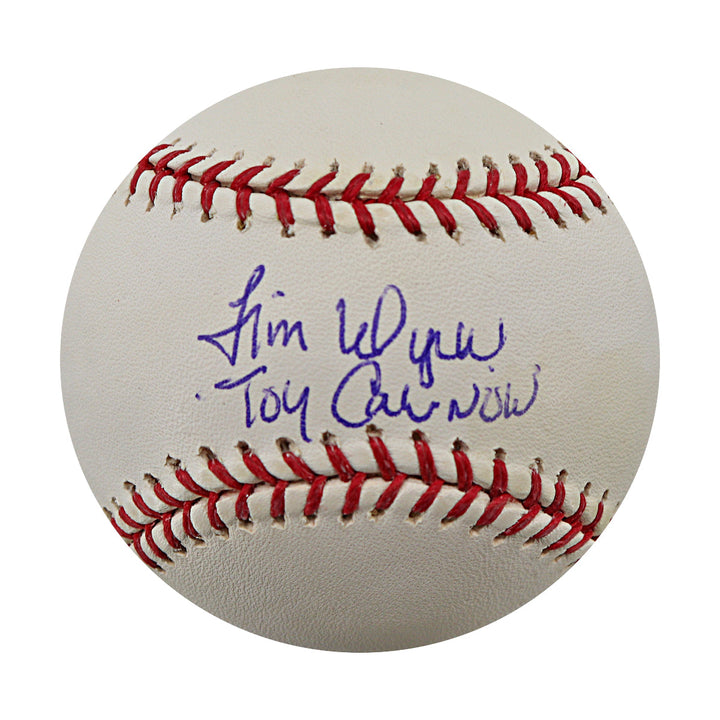 Jim Wynn Astros Dodgers Autographed Signed Inscribed ROMLB Baseball (JSA COA)