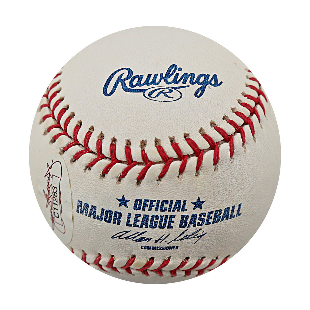 Jim Wynn Astros Dodgers Autographed Signed Inscribed ROMLB Baseball (JSA COA)