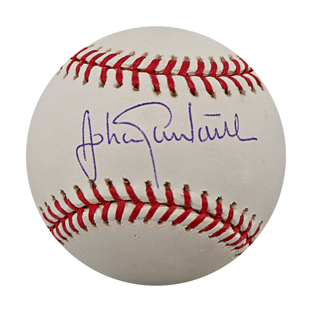 Johan Santana Mets Twins Autographed Signed OMLB Baseball (Elite Sports COA)