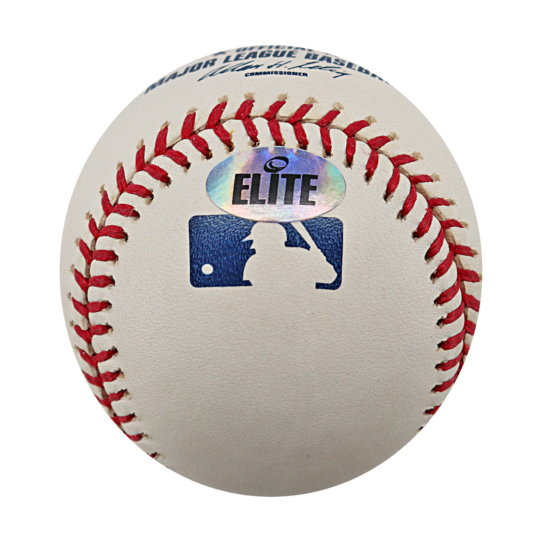 Johan Santana Mets Twins Autographed Signed OMLB Baseball (Elite Sports COA)